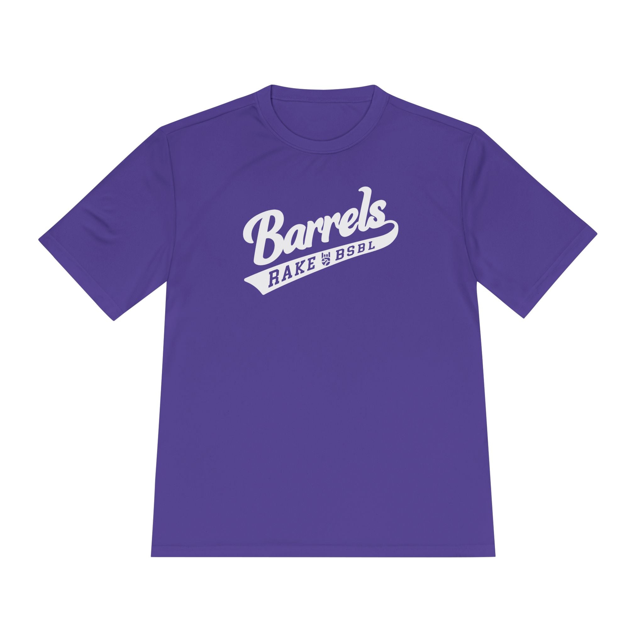 Barrels Dry Fit Tee - Rake Baseball Company - RAKE BASEBALL | BASEBALL T-SHIRT | BASEBALL CLOTHING | GOOD VIBES ONLY
