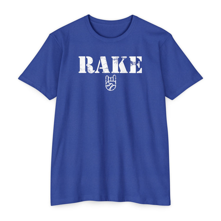 Rake Stencil Tee - Rake Baseball Company - RAKE BASEBALL | BASEBALL T-SHIRT | BASEBALL CLOTHING | GOOD VIBES ONLY
