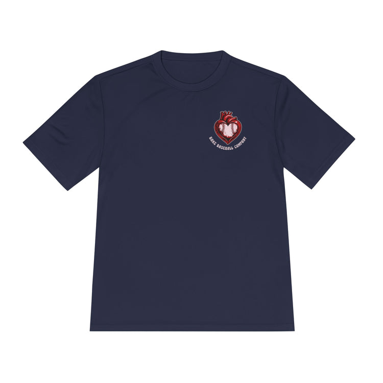 True Amor Baseball Dry Fit Tee - Rake Baseball Company - RAKE BASEBALL | BASEBALL T-SHIRT | BASEBALL CLOTHING | GOOD VIBES ONLY