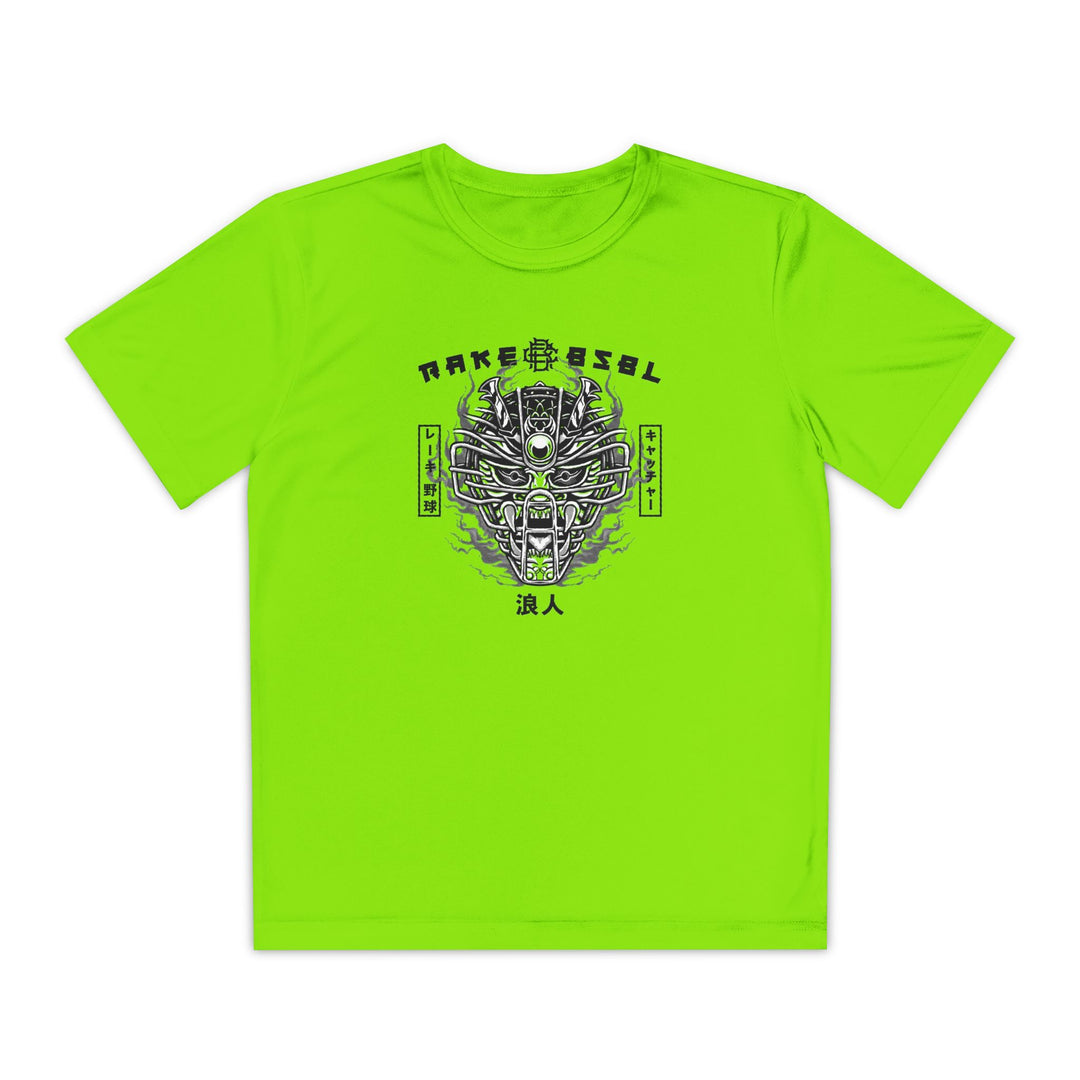 Kids Ronin Catchers Dry Fit Tee - Rake Baseball Company - RAKE BASEBALL | BASEBALL T-SHIRT | BASEBALL CLOTHING | GOOD VIBES ONLY