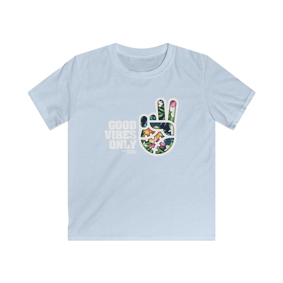 Kids Good Vibes Only Floral Addition Tee
