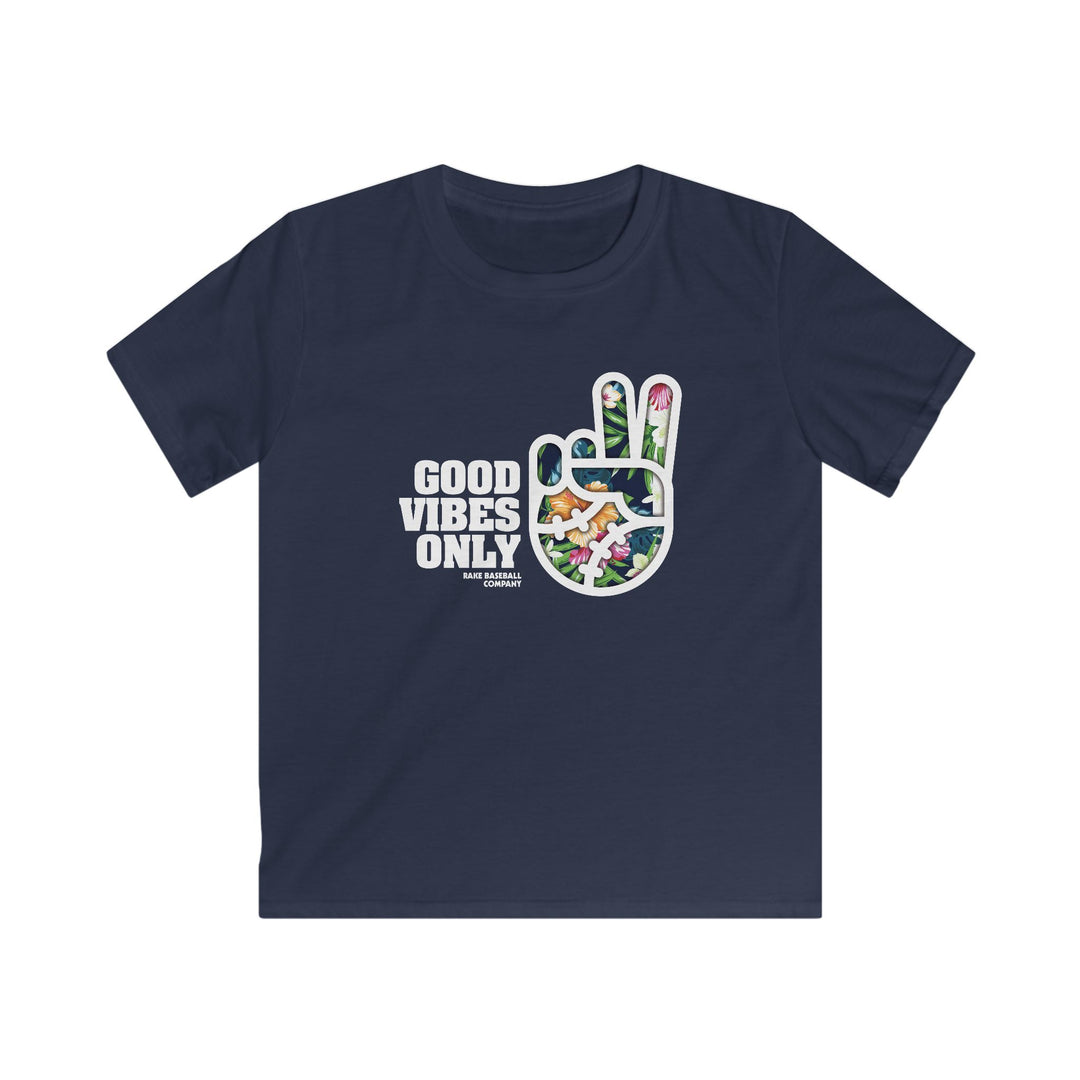 Kids Good Vibes Only Floral Addition Tee