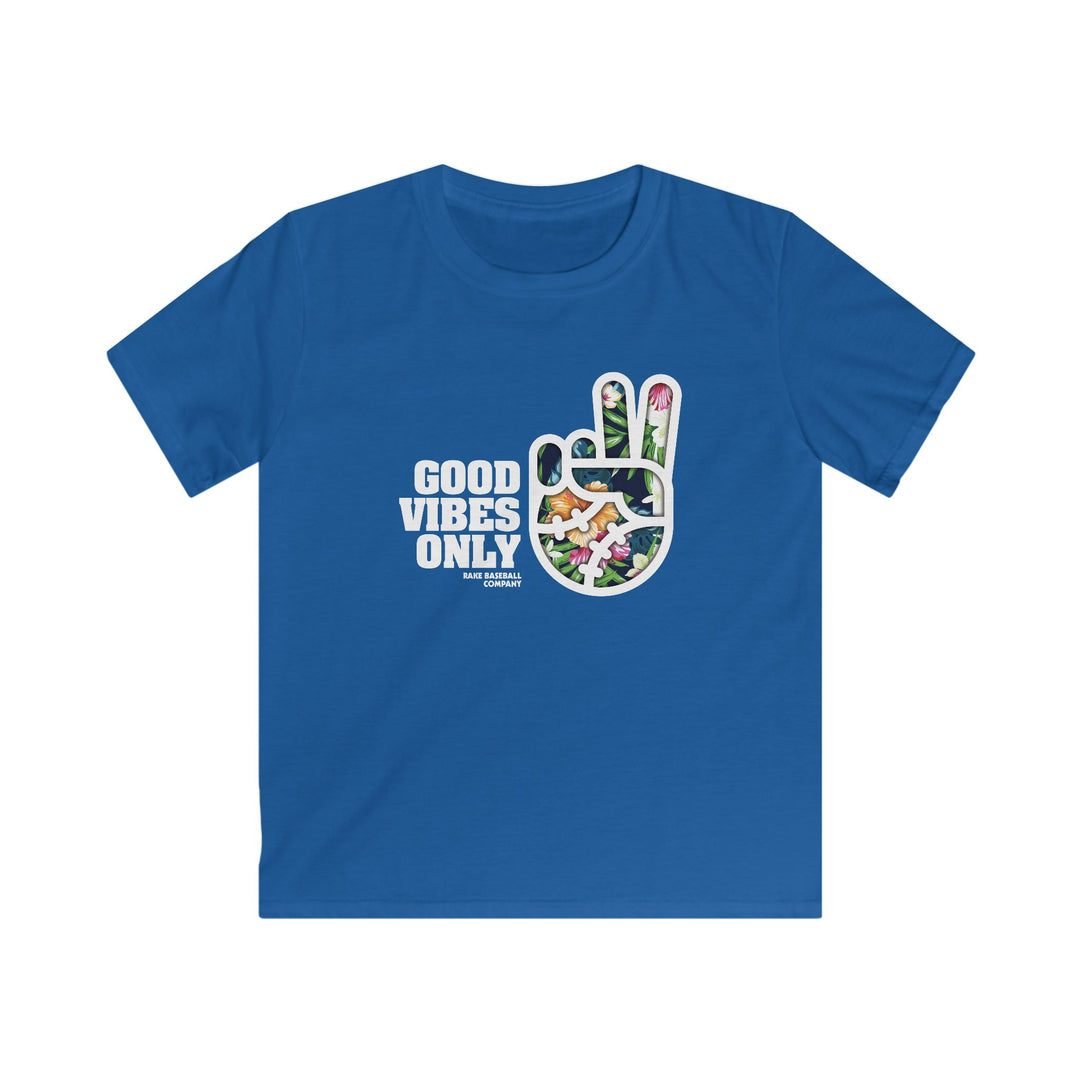 Kids Good Vibes Only Floral Addition Tee