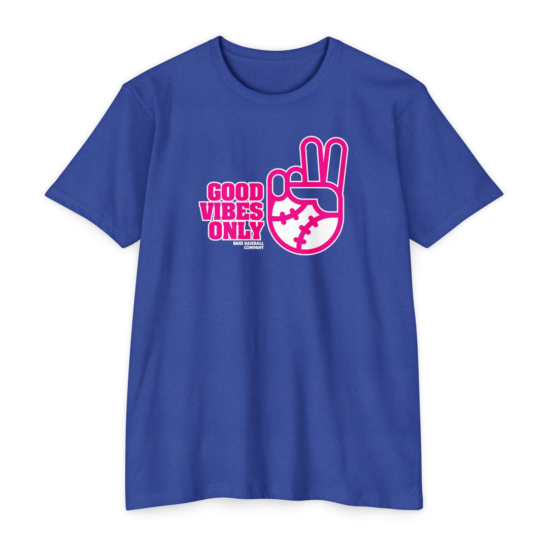 Good Vibes Only Tee - Rake Baseball Company - RAKE BASEBALL | BASEBALL T-SHIRT | BASEBALL CLOTHING | GOOD VIBES ONLY