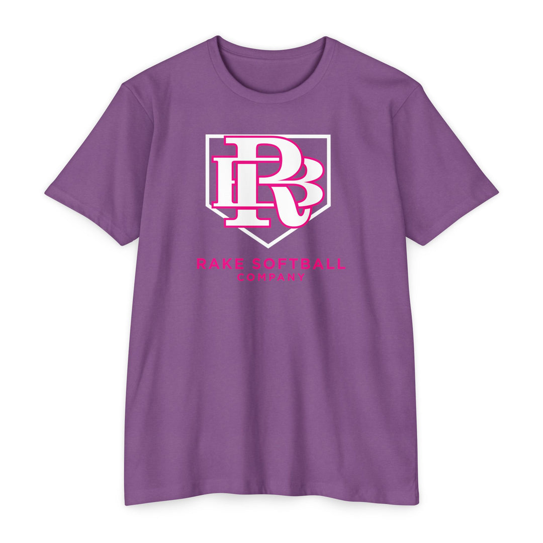 RB Homeplate Softball Tee - Rake Baseball Company - RAKE BASEBALL | BASEBALL T-SHIRT | BASEBALL CLOTHING | GOOD VIBES ONLY