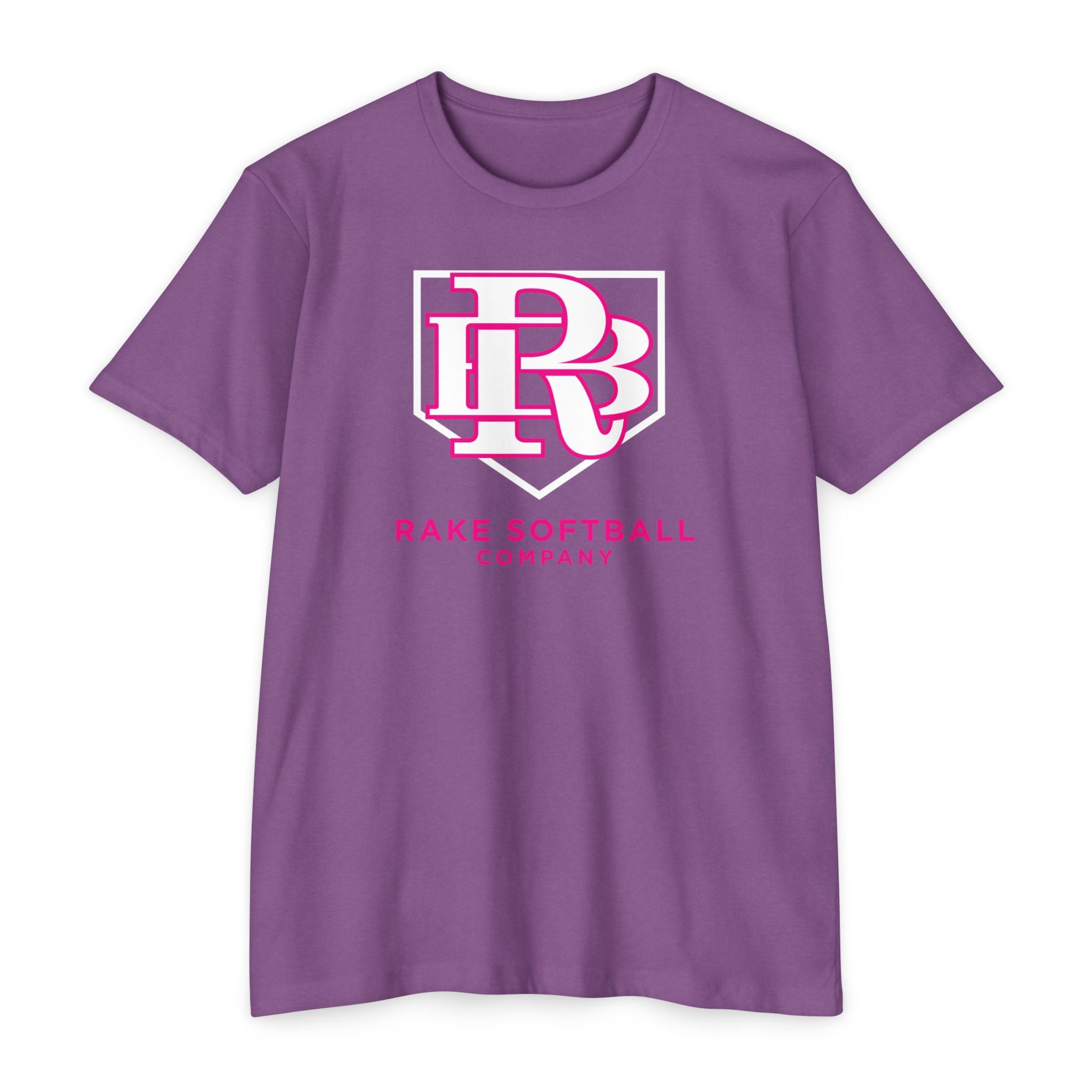RB Homeplate Softball Tee - Rake Baseball Company - RAKE BASEBALL | BASEBALL T-SHIRT | BASEBALL CLOTHING | GOOD VIBES ONLY