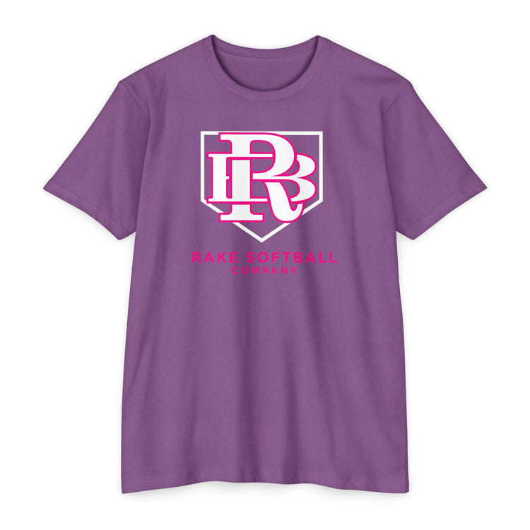 RB Homeplate Softball Tee - Rake Baseball Company - RAKE BASEBALL | BASEBALL T-SHIRT | BASEBALL CLOTHING | GOOD VIBES ONLY