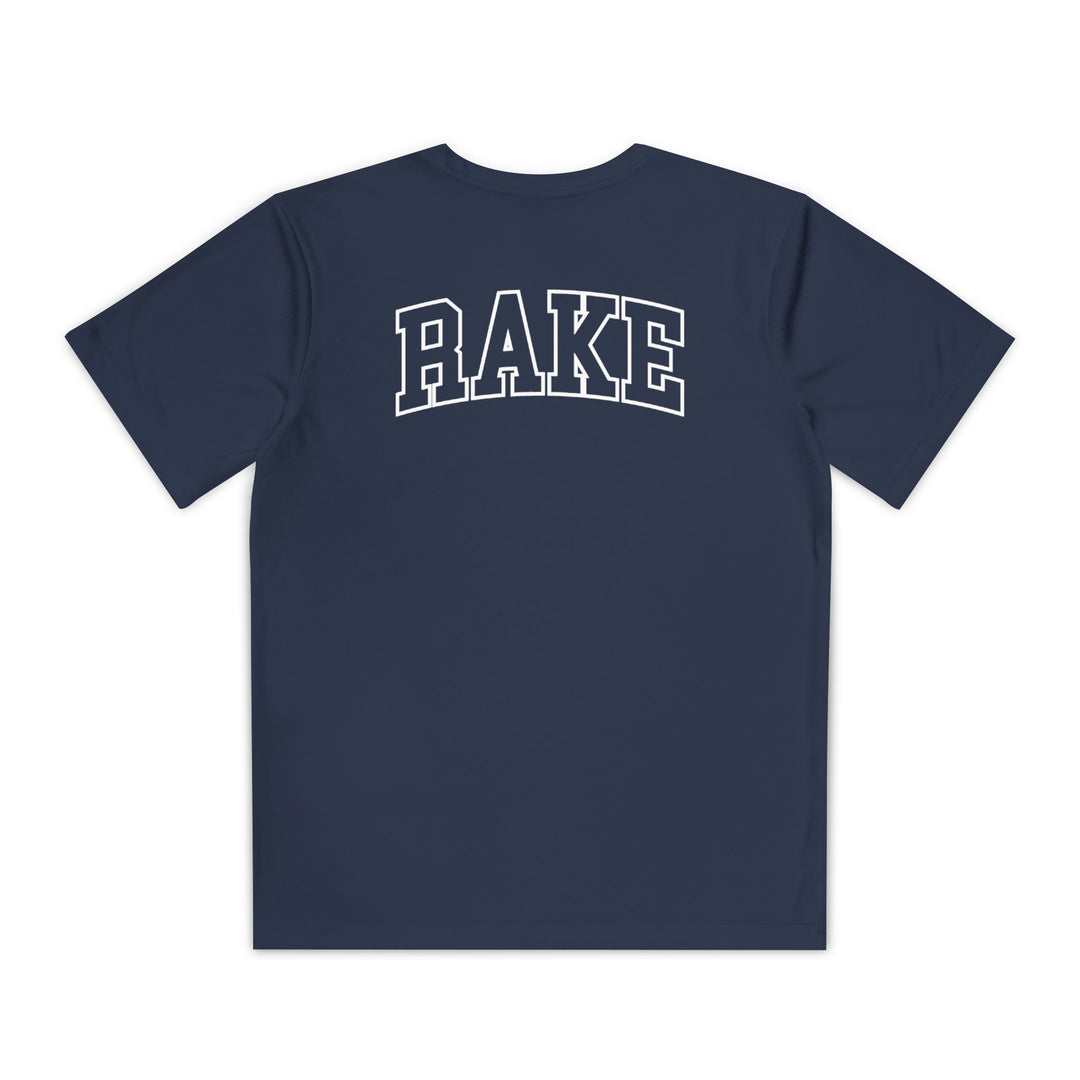 Kids Rockin' Rake Dry Fit Tee - Rake Baseball Company - RAKE BASEBALL | BASEBALL T-SHIRT | BASEBALL CLOTHING | GOOD VIBES ONLY