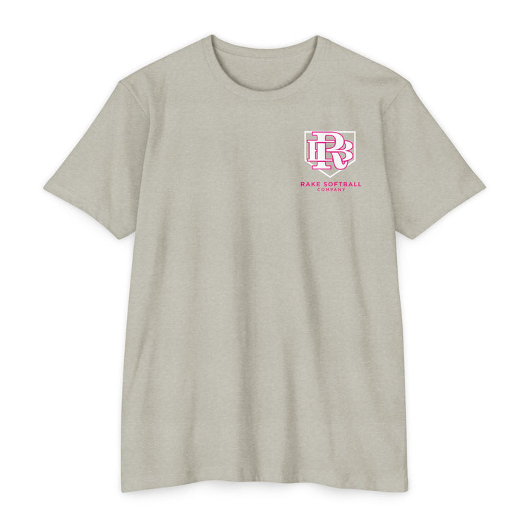 RB Homeplate Softball Tee - Rake Baseball Company - RAKE BASEBALL | BASEBALL T-SHIRT | BASEBALL CLOTHING | GOOD VIBES ONLY