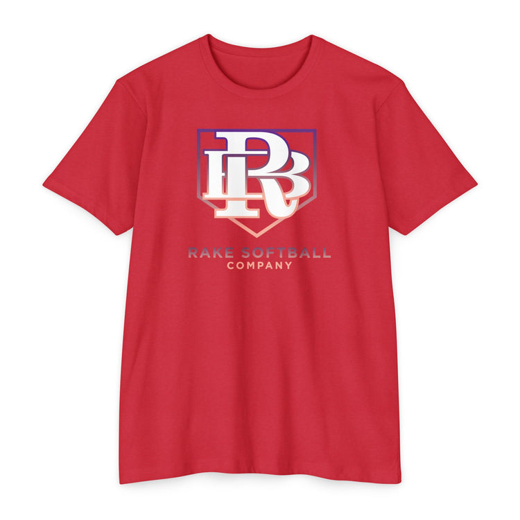 RB Homeplate Softball Tee - Rake Baseball Company - RAKE BASEBALL | BASEBALL T-SHIRT | BASEBALL CLOTHING | GOOD VIBES ONLY