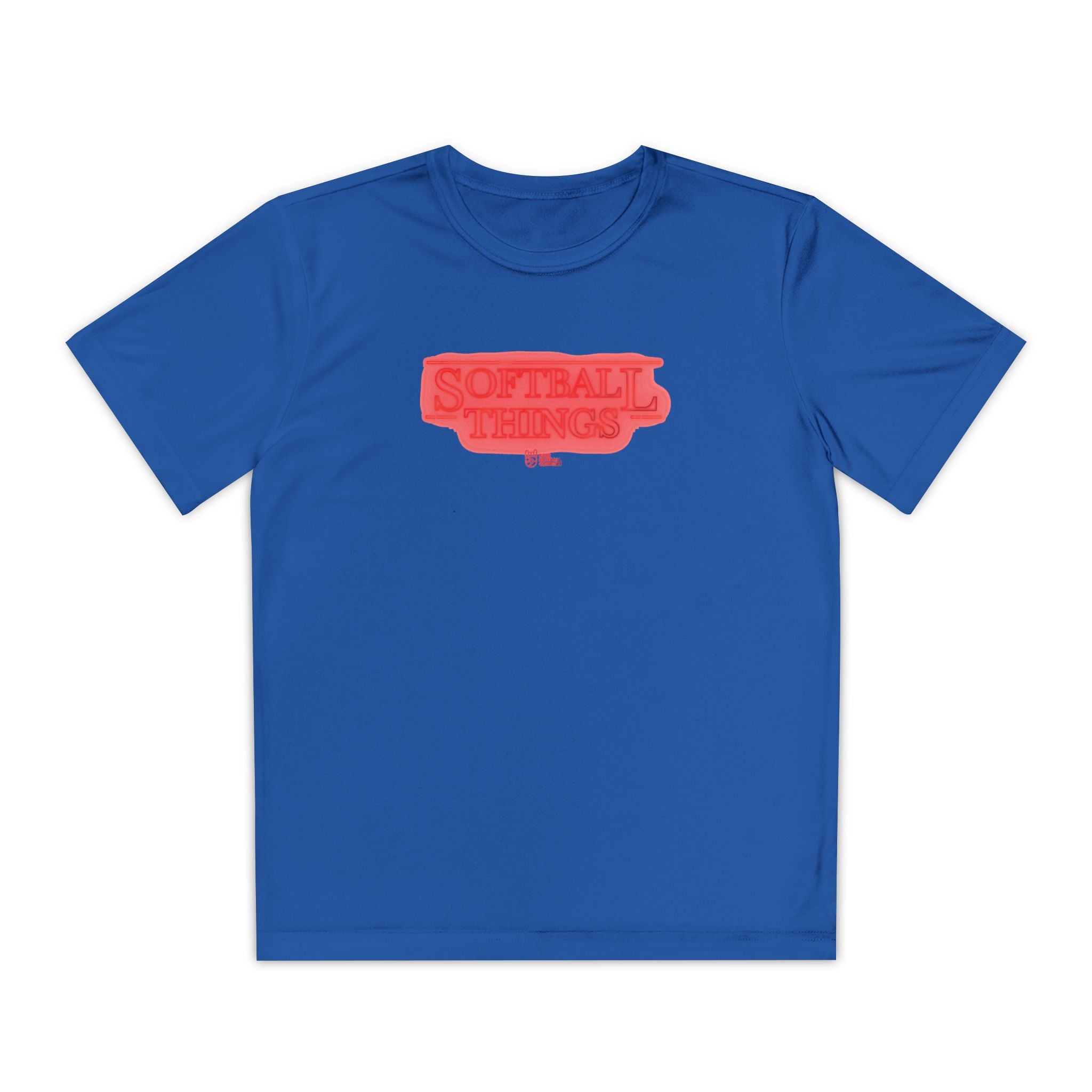 Kids Softball Things Dry Fit Tee - Rake Baseball Company - RAKE BASEBALL | BASEBALL T-SHIRT | BASEBALL CLOTHING | GOOD VIBES ONLY