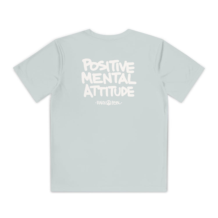 Kids Positive Mental Attitude Dry Fit Tee - Rake Baseball Company - RAKE BASEBALL | BASEBALL T-SHIRT | BASEBALL CLOTHING | GOOD VIBES ONLY