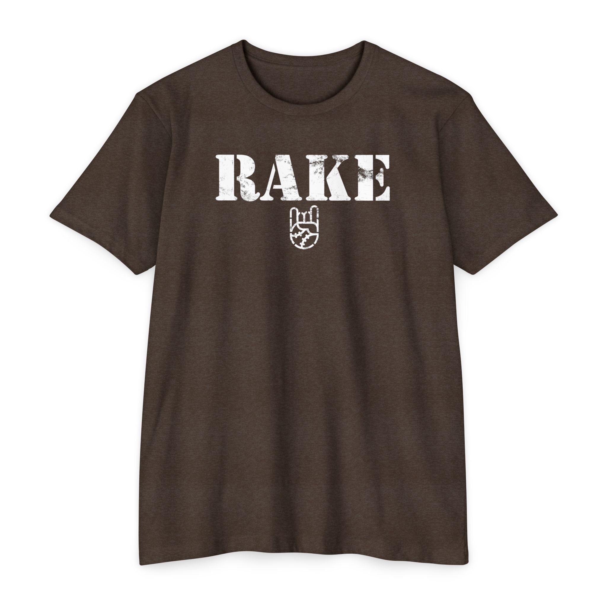 Rake Stencil Tee - Rake Baseball Company - RAKE BASEBALL | BASEBALL T-SHIRT | BASEBALL CLOTHING | GOOD VIBES ONLY