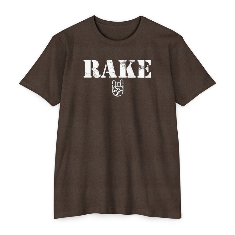 Rake Stencil Tee - Rake Baseball Company - RAKE BASEBALL | BASEBALL T-SHIRT | BASEBALL CLOTHING | GOOD VIBES ONLY