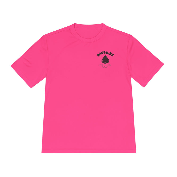 Rake King Dry Fit Tee - Rake Baseball Company - RAKE BASEBALL | BASEBALL T-SHIRT | BASEBALL CLOTHING | GOOD VIBES ONLY