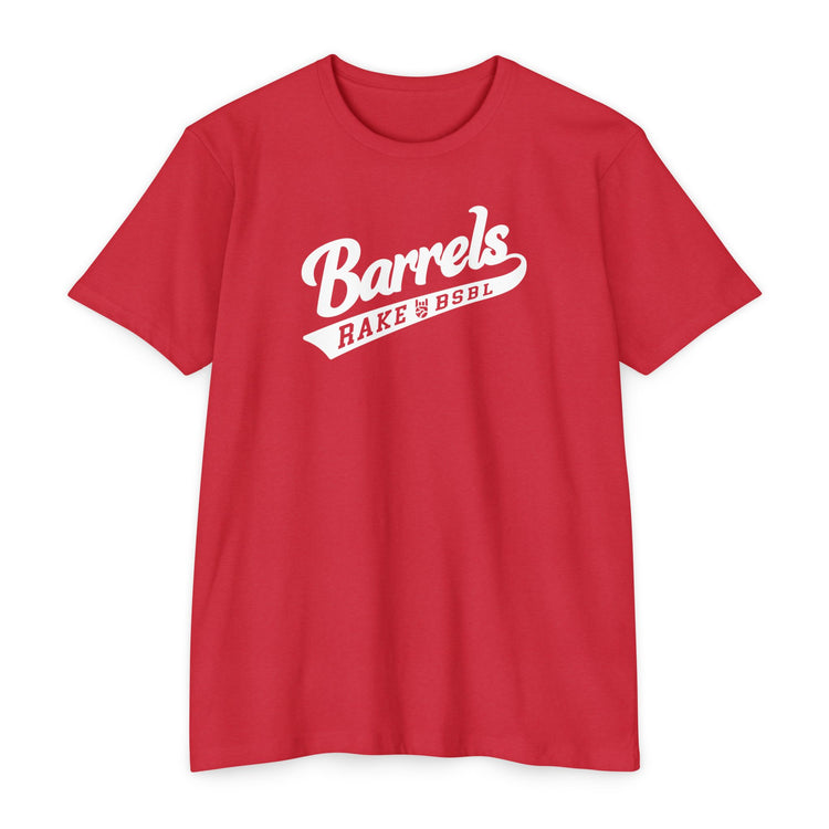 Barrels Tee - Rake Baseball Company - RAKE BASEBALL | BASEBALL T-SHIRT | BASEBALL CLOTHING | GOOD VIBES ONLY