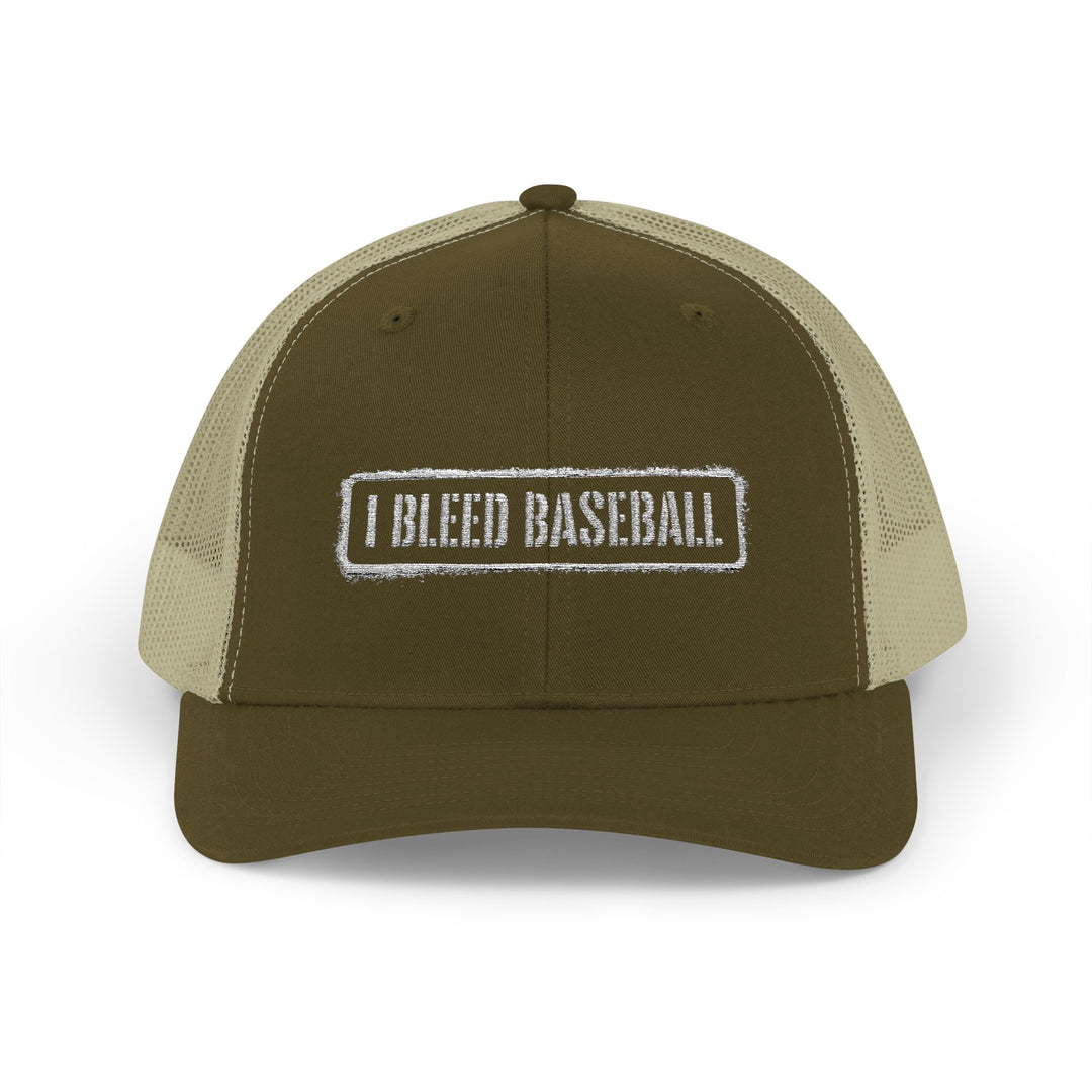 I Bleed Baseball Snapback Trucker Cap
