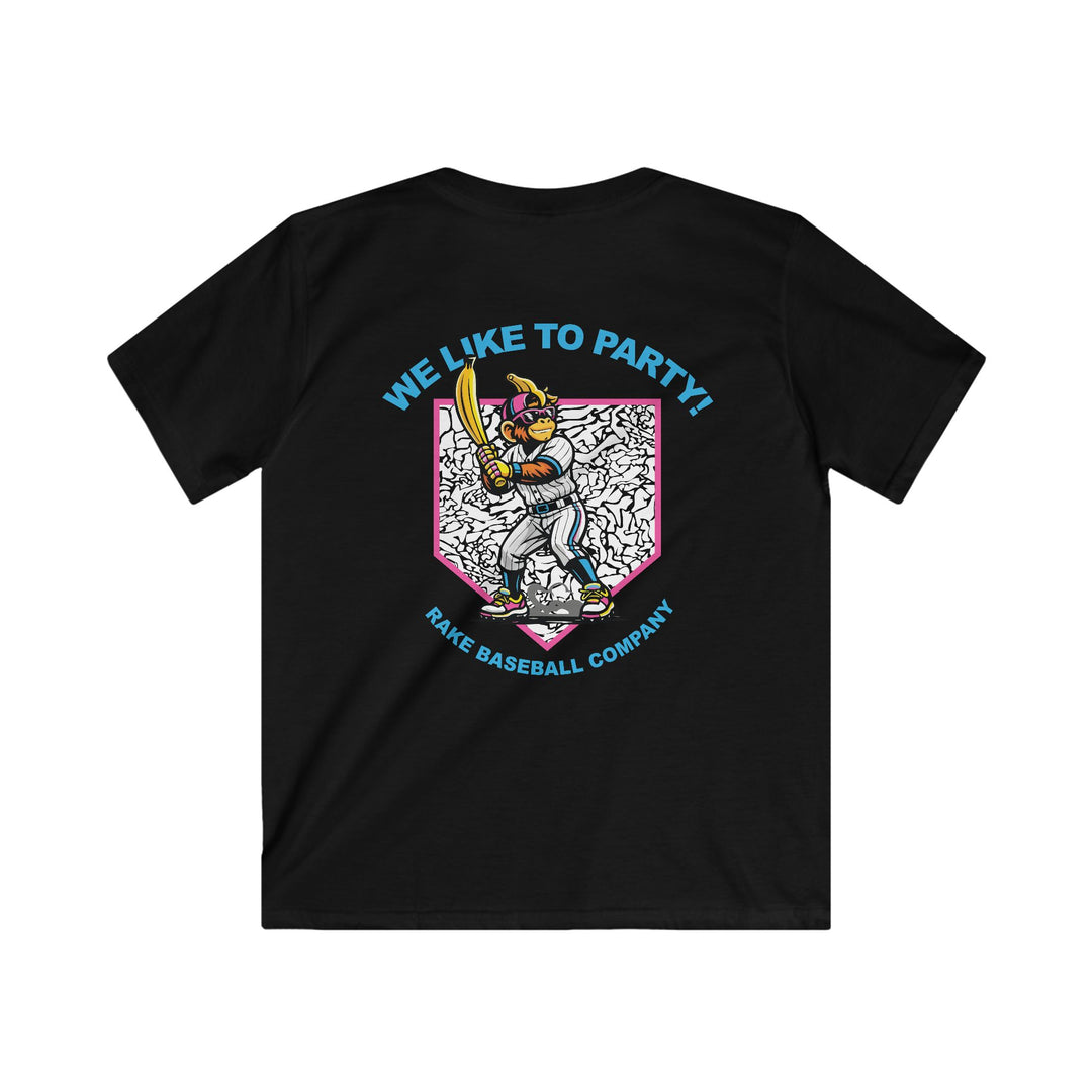 Kids Party Animals Inspired Tee - Rake Baseball Company - RAKE BASEBALL | BASEBALL T-SHIRT | BASEBALL CLOTHING | GOOD VIBES ONLY