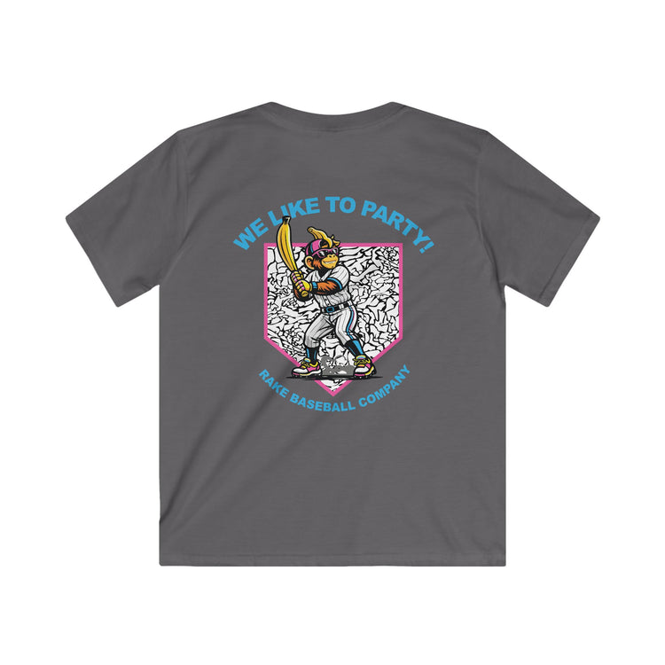 Kids Party Animals Inspired Tee - Rake Baseball Company - RAKE BASEBALL | BASEBALL T-SHIRT | BASEBALL CLOTHING | GOOD VIBES ONLY