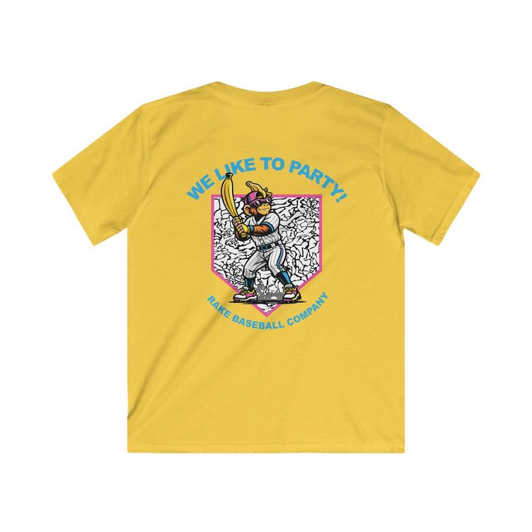 Kids Party Animals Inspired Tee - Rake Baseball Company - RAKE BASEBALL | BASEBALL T-SHIRT | BASEBALL CLOTHING | GOOD VIBES ONLY