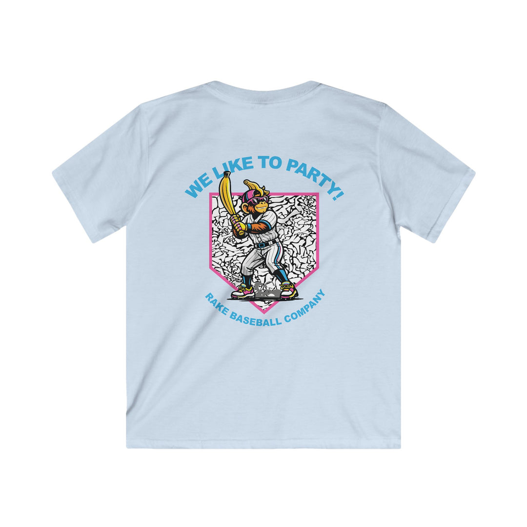 Kids Party Animals Inspired Tee - Rake Baseball Company - RAKE BASEBALL | BASEBALL T-SHIRT | BASEBALL CLOTHING | GOOD VIBES ONLY