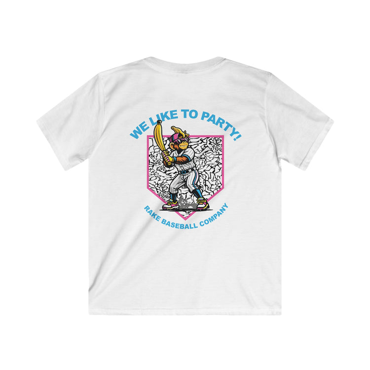 Kids Party Animals Inspired Tee - Rake Baseball Company - RAKE BASEBALL | BASEBALL T-SHIRT | BASEBALL CLOTHING | GOOD VIBES ONLY