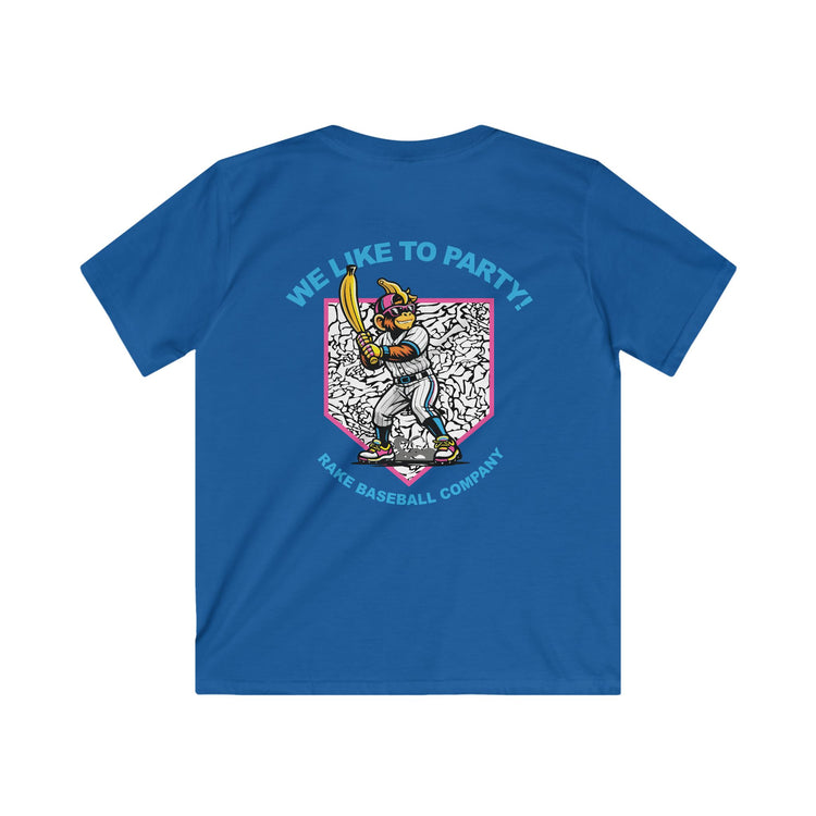 Kids Party Animals Inspired Tee - Rake Baseball Company - RAKE BASEBALL | BASEBALL T-SHIRT | BASEBALL CLOTHING | GOOD VIBES ONLY