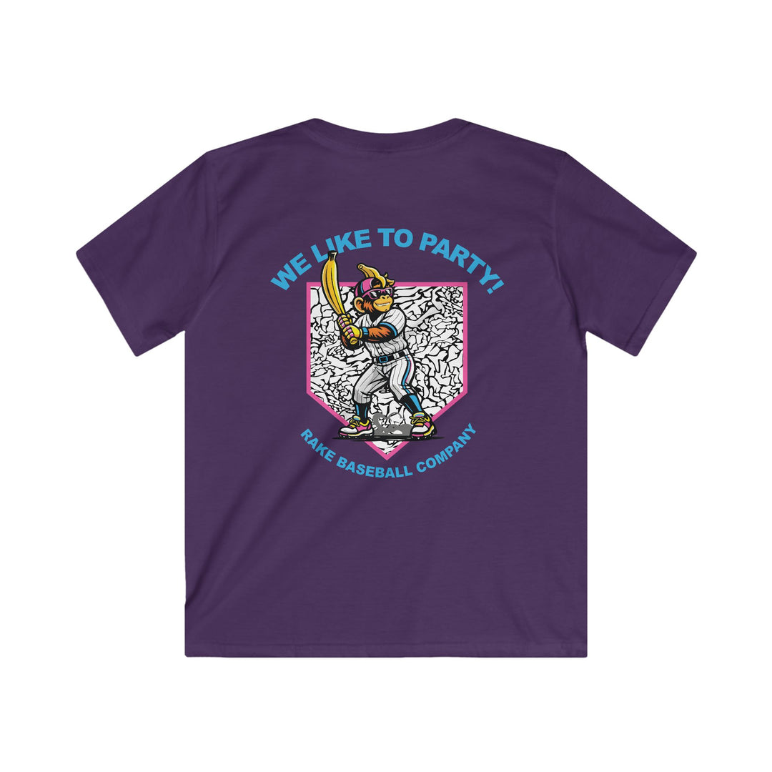 Kids Party Animals Inspired Tee - Rake Baseball Company - RAKE BASEBALL | BASEBALL T-SHIRT | BASEBALL CLOTHING | GOOD VIBES ONLY