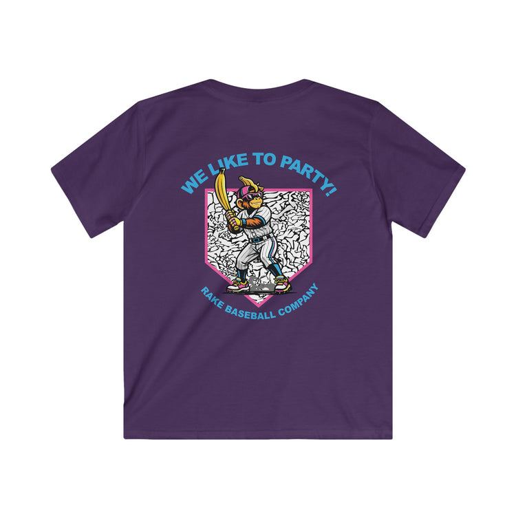 Kids Party Animals Inspired Tee - Rake Baseball Company - RAKE BASEBALL | BASEBALL T-SHIRT | BASEBALL CLOTHING | GOOD VIBES ONLY