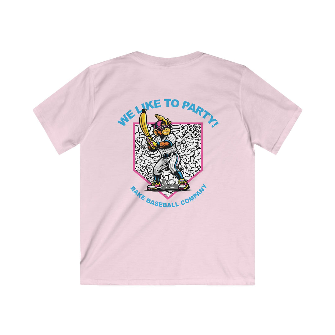 Kids Party Animals Inspired Tee - Rake Baseball Company - RAKE BASEBALL | BASEBALL T-SHIRT | BASEBALL CLOTHING | GOOD VIBES ONLY