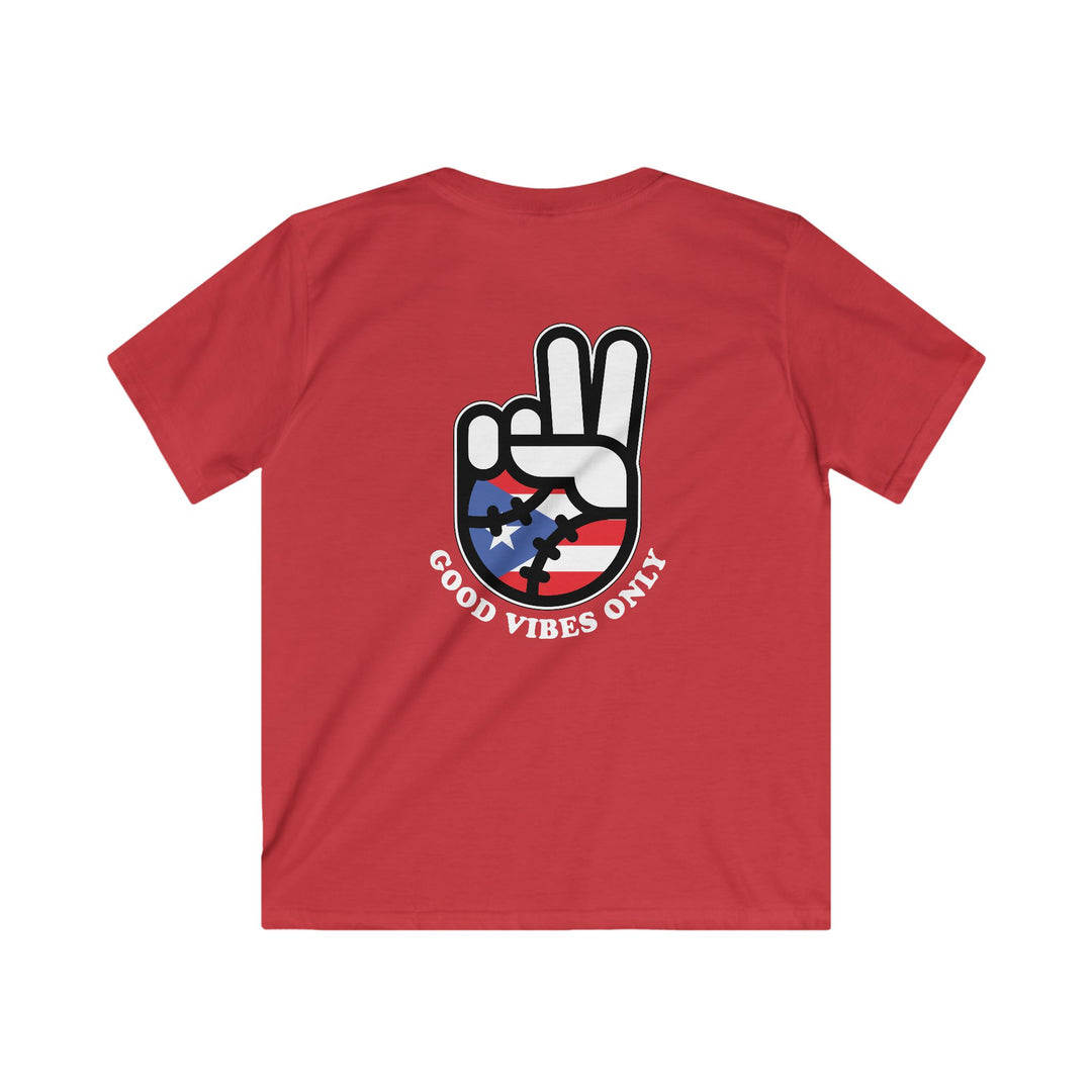 Kids Puerto Rico Inspired WBC Edition Tee - Rake Baseball Company - RAKE BASEBALL | BASEBALL T-SHIRT | BASEBALL CLOTHING | GOOD VIBES ONLY