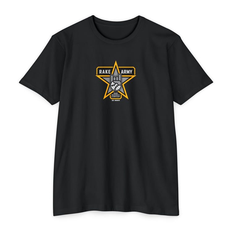 Rake Army Tee - Rake Baseball Company - RAKE BASEBALL | BASEBALL T-SHIRT | BASEBALL CLOTHING | GOOD VIBES ONLY