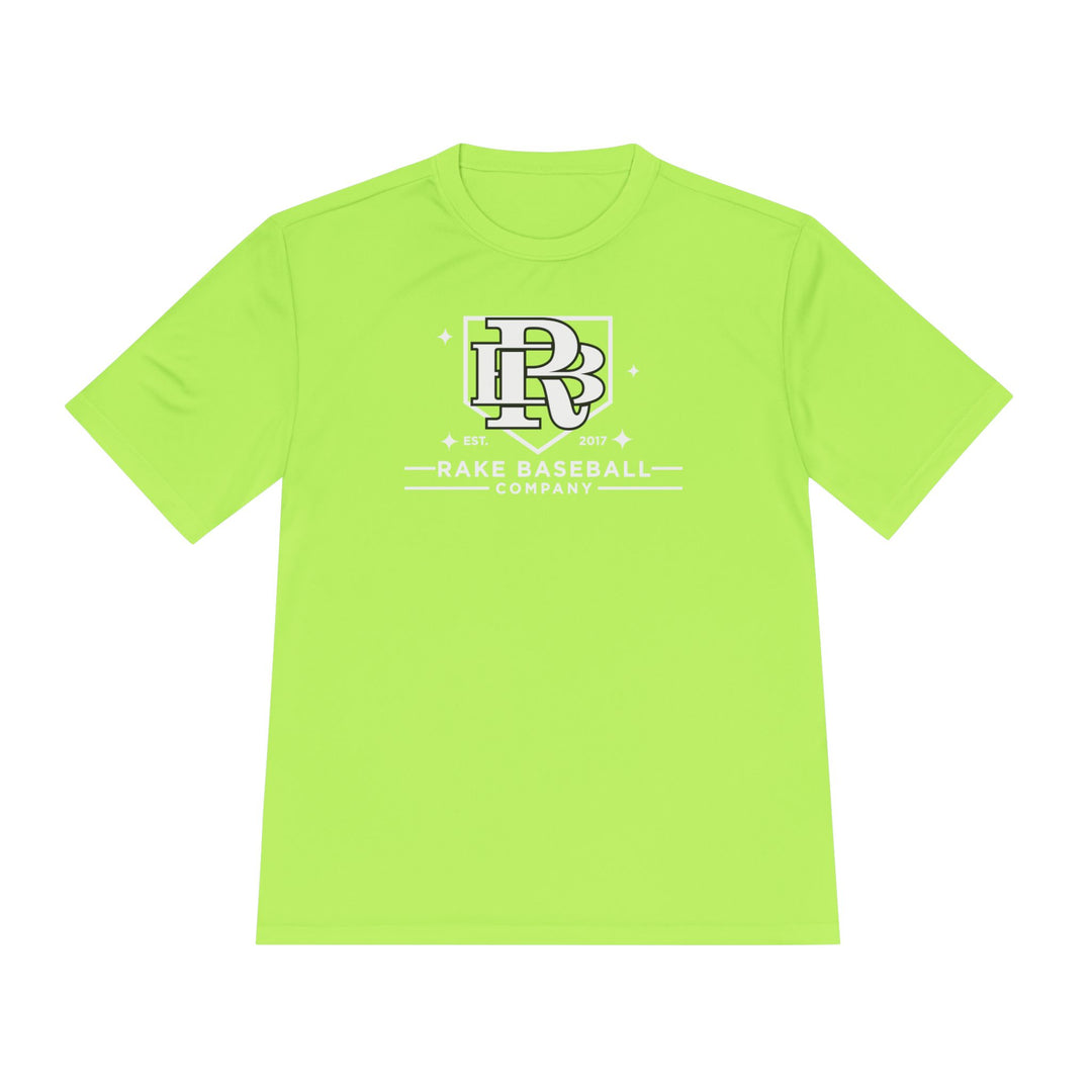 Rake Baseball Homeplate Tee Dry Fit Tee - Rake Baseball Company - RAKE BASEBALL | BASEBALL T-SHIRT | BASEBALL CLOTHING | GOOD VIBES ONLY