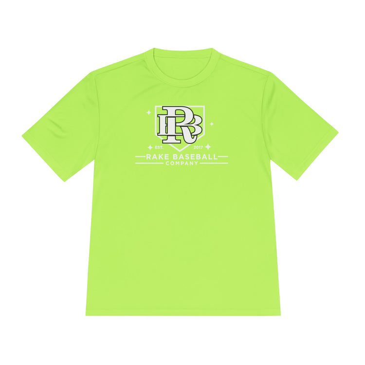 Rake Baseball Homeplate Tee Dry Fit Tee - Rake Baseball Company - RAKE BASEBALL | BASEBALL T-SHIRT | BASEBALL CLOTHING | GOOD VIBES ONLY