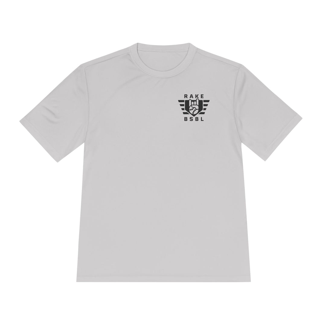Rake Flag Dry Fit Tee - Rake Baseball Company - RAKE BASEBALL | BASEBALL T-SHIRT | BASEBALL CLOTHING | GOOD VIBES ONLY