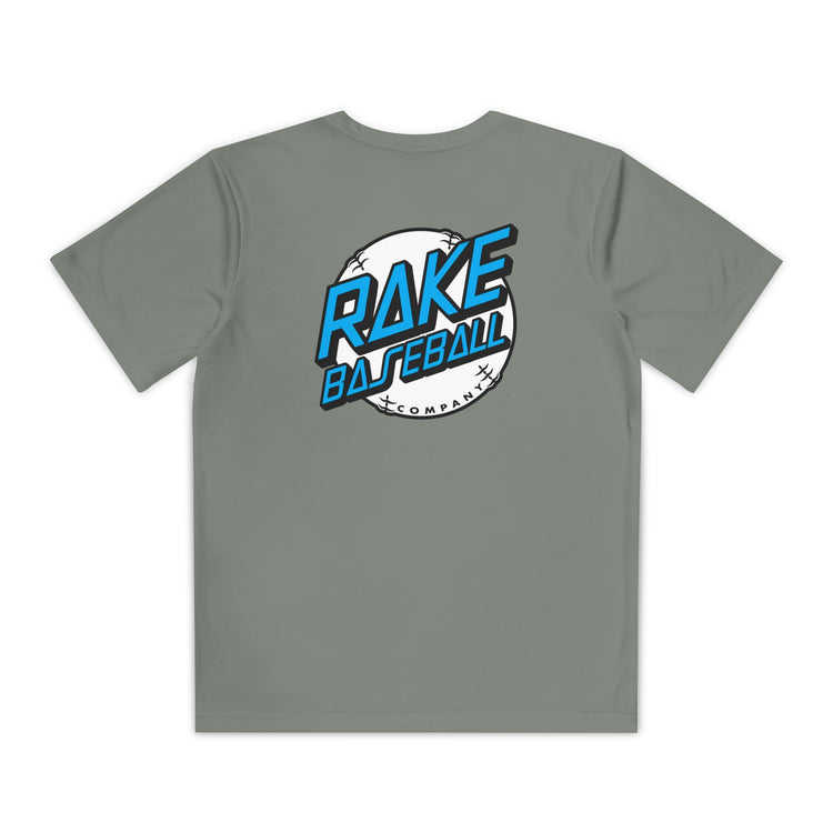 Kids Rake Dot Dry Fit Tee - Rake Baseball Company - RAKE BASEBALL | BASEBALL T-SHIRT | BASEBALL CLOTHING | GOOD VIBES ONLY