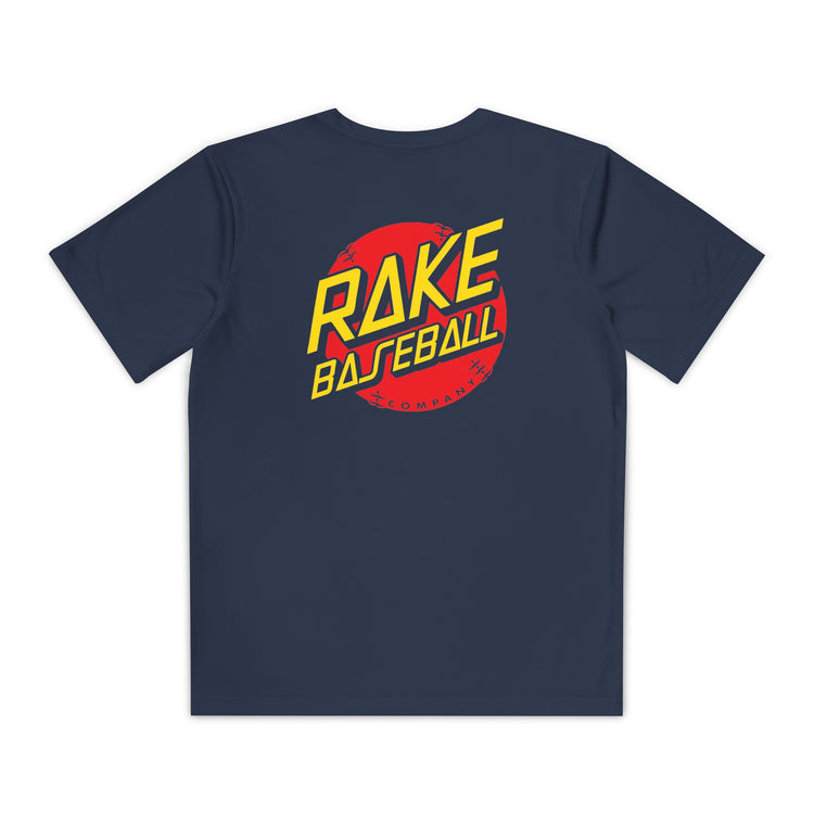 Kids Rake Dot Dry Fit Tee - Rake Baseball Company - RAKE BASEBALL | BASEBALL T-SHIRT | BASEBALL CLOTHING | GOOD VIBES ONLY