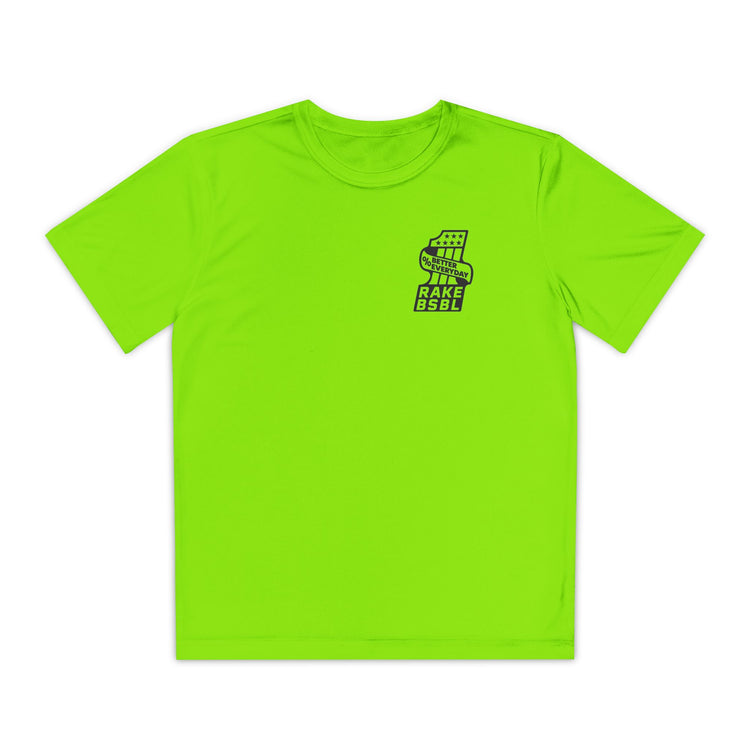 Kids One Percent Better Dry Fit Tee - Rake Baseball Company - RAKE BASEBALL | BASEBALL T-SHIRT | BASEBALL CLOTHING | GOOD VIBES ONLY