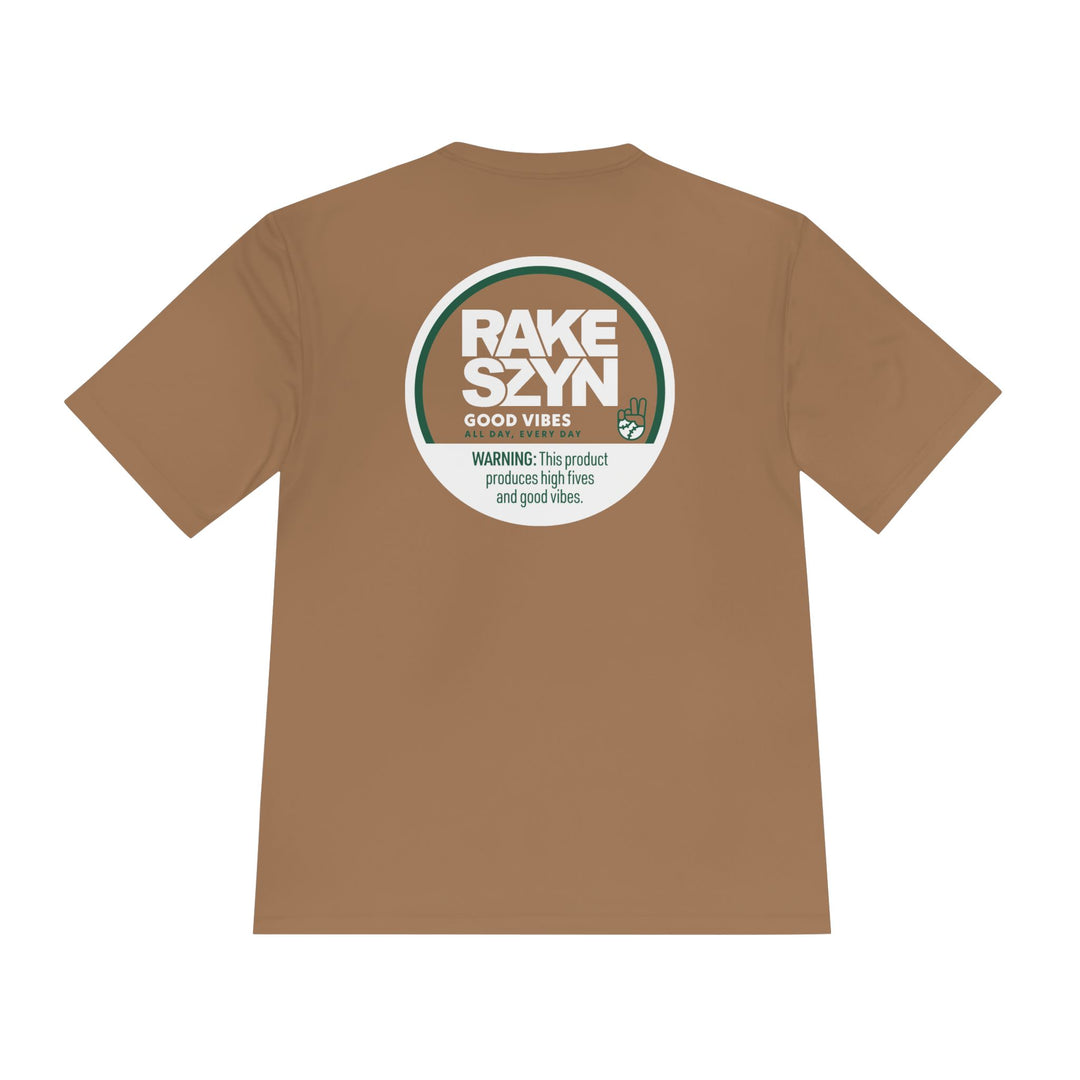 Rake SZYN Dry Fit Tee - Rake Baseball Company - RAKE BASEBALL | BASEBALL T-SHIRT | BASEBALL CLOTHING | GOOD VIBES ONLY