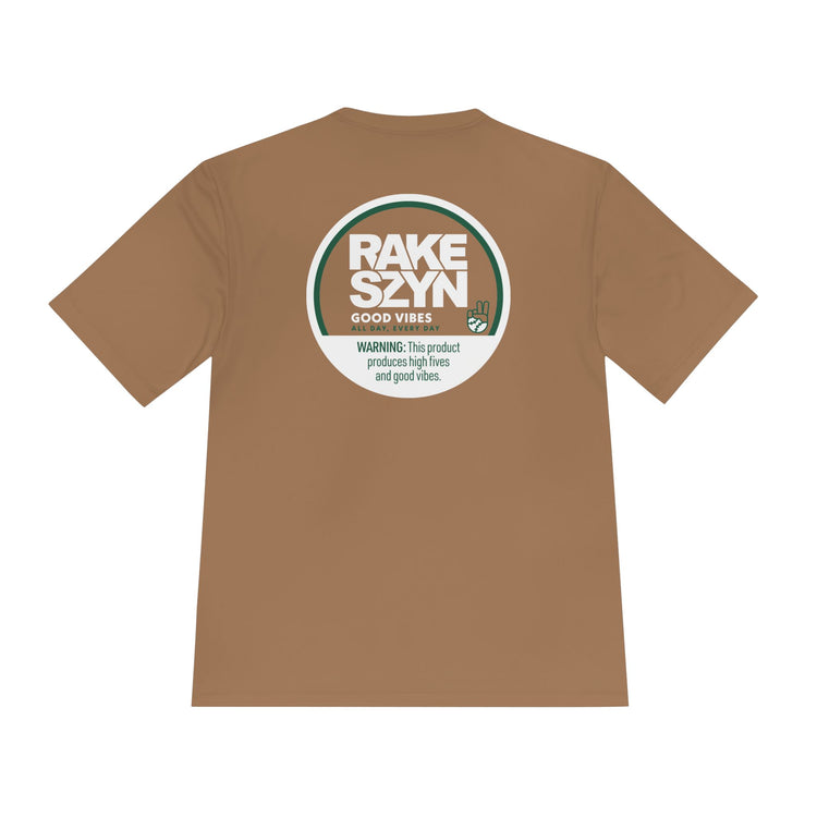 Rake SZYN Dry Fit Tee - Rake Baseball Company - RAKE BASEBALL | BASEBALL T-SHIRT | BASEBALL CLOTHING | GOOD VIBES ONLY