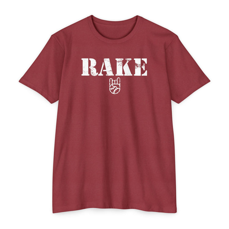Rake Stencil Tee - Rake Baseball Company - RAKE BASEBALL | BASEBALL T-SHIRT | BASEBALL CLOTHING | GOOD VIBES ONLY