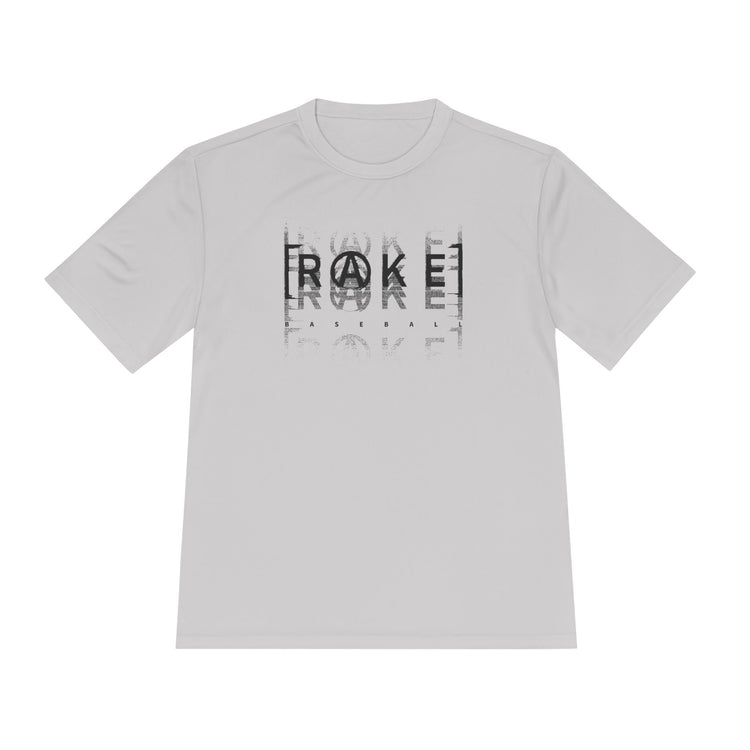 Rake A Graphic Dry Fit Tee - Rake Baseball Company - RAKE BASEBALL | BASEBALL T-SHIRT | BASEBALL CLOTHING | GOOD VIBES ONLY