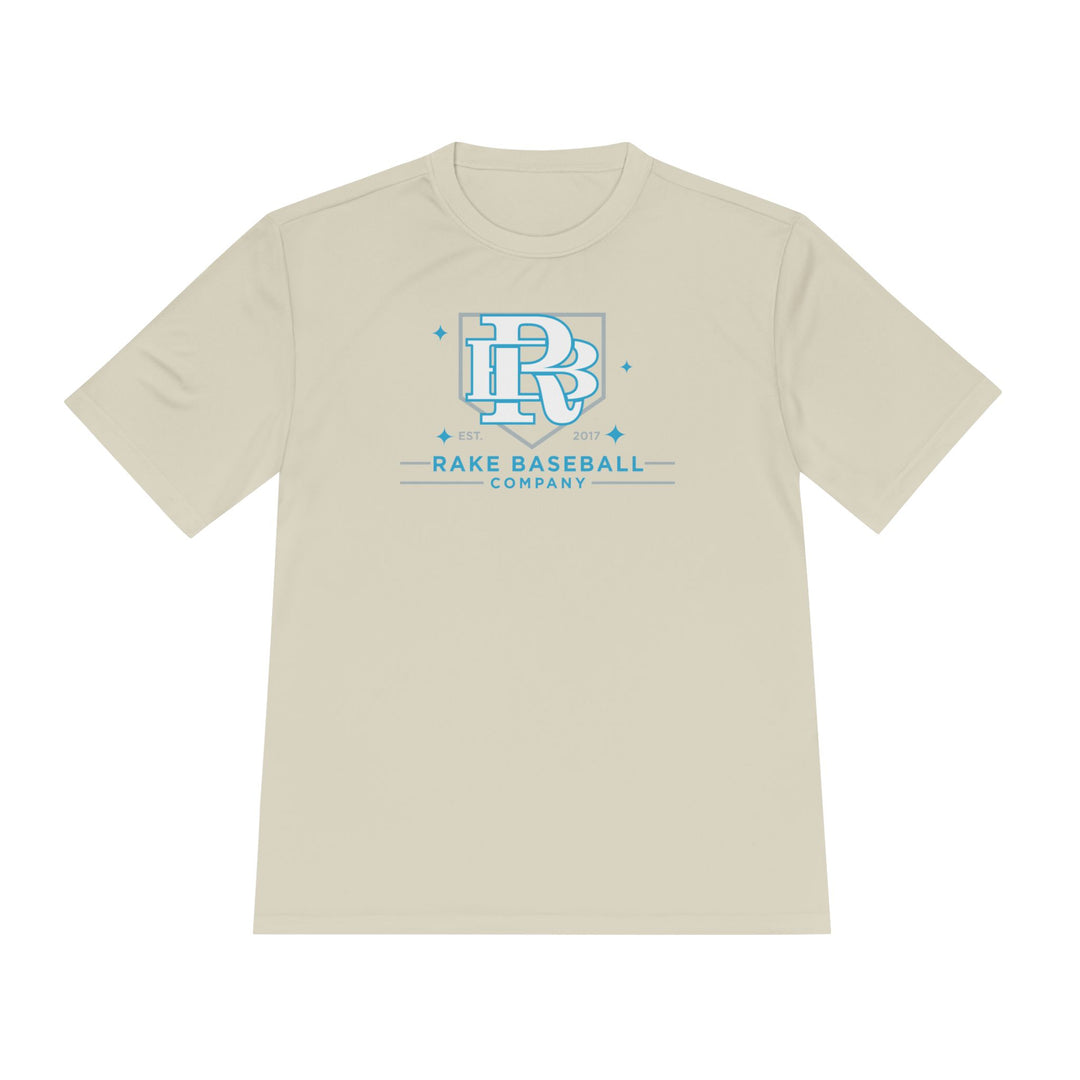 Rake Baseball Homeplate Tee Dry Fit Tee - Rake Baseball Company - RAKE BASEBALL | BASEBALL T-SHIRT | BASEBALL CLOTHING | GOOD VIBES ONLY