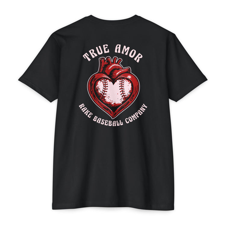 True Amor Baseball Tee - Rake Baseball Company - RAKE BASEBALL | BASEBALL T-SHIRT | BASEBALL CLOTHING | GOOD VIBES ONLY