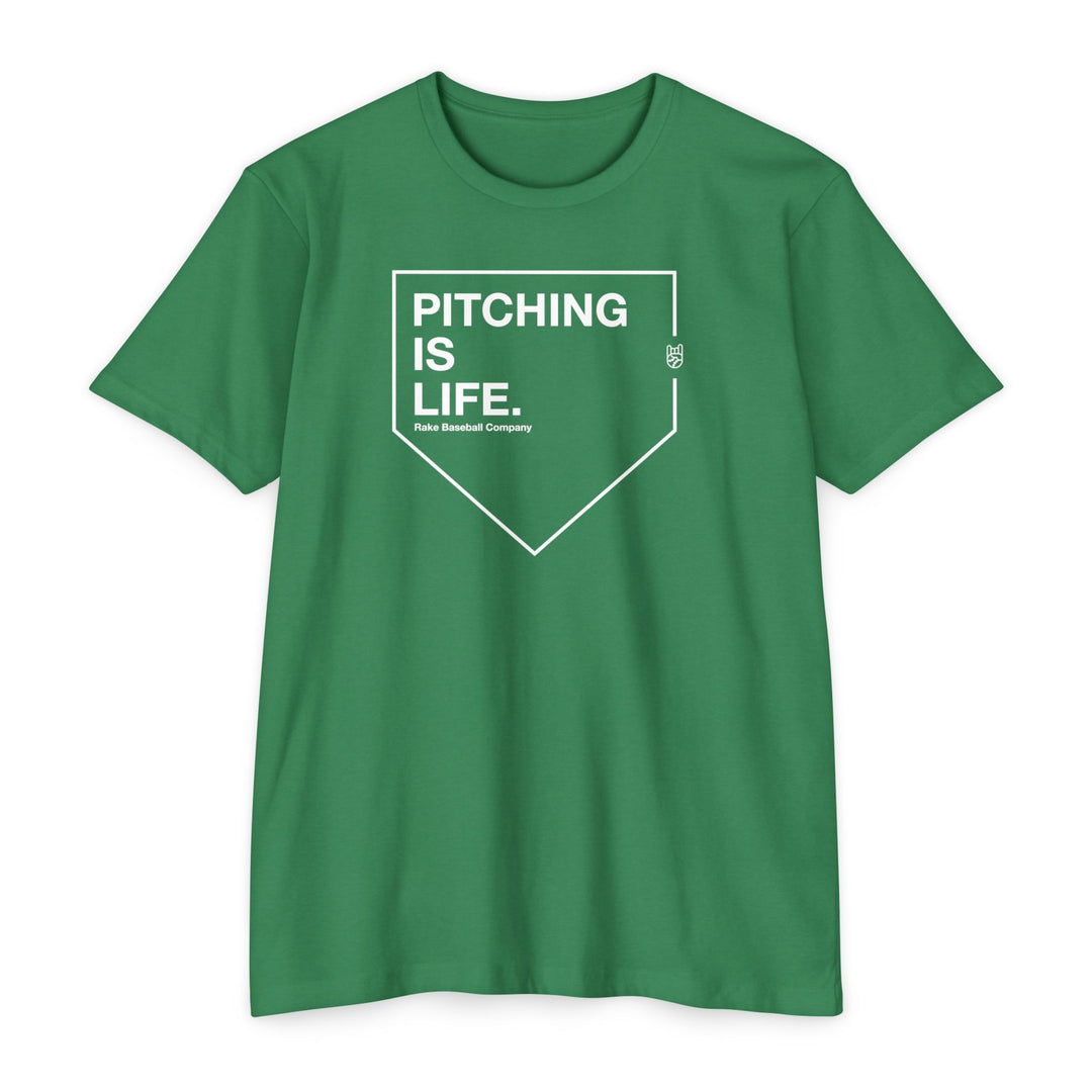 Pitching is Life Baseball Tee