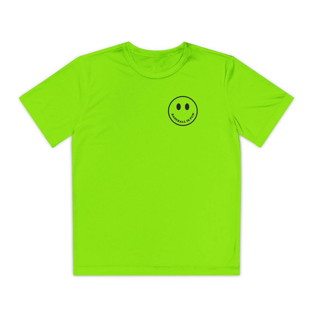 Kids Baseball Is Fun Dry Fit Tee - Rake Baseball Company - RAKE BASEBALL | BASEBALL T-SHIRT | BASEBALL CLOTHING | GOOD VIBES ONLY