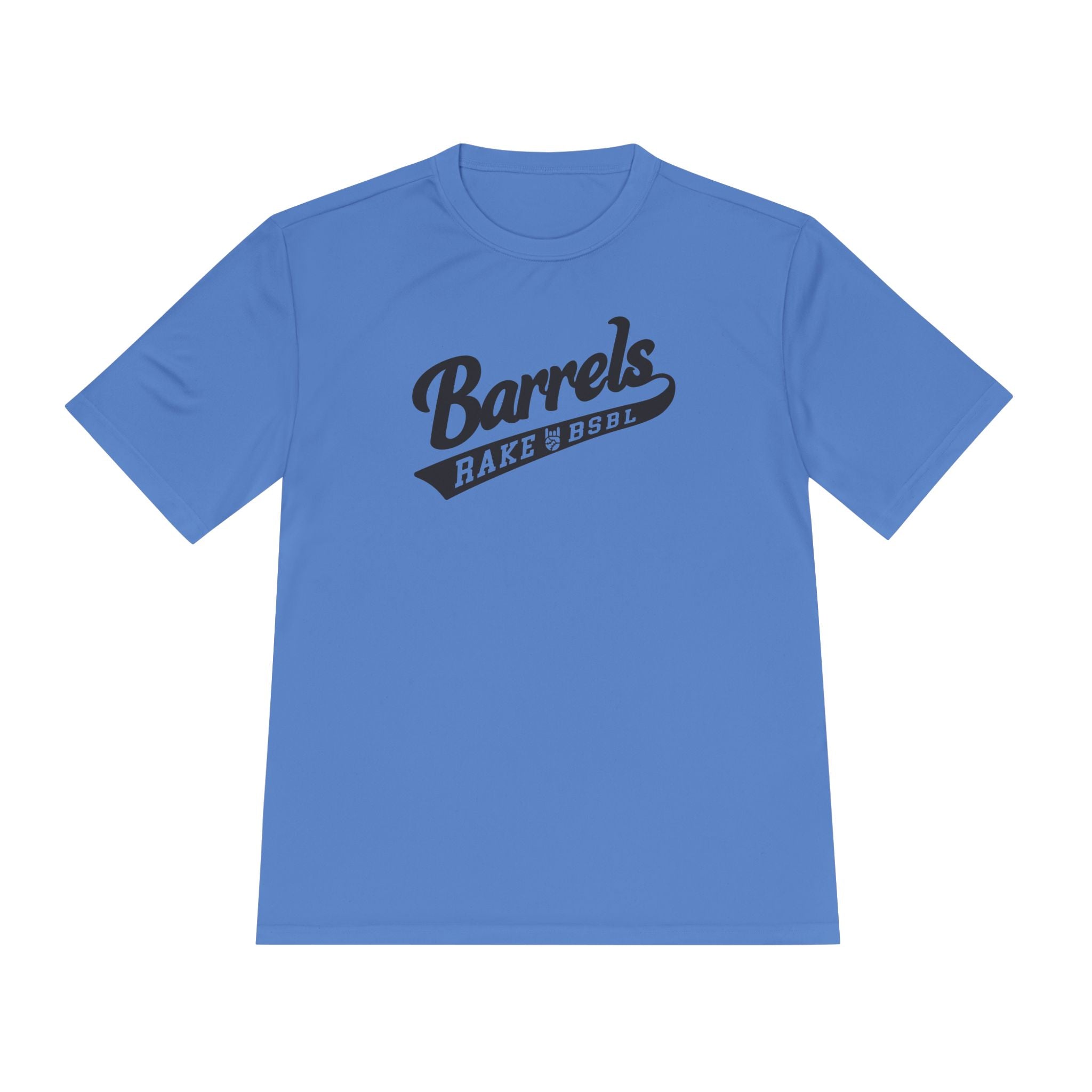 Barrels Dry Fit Tee - Rake Baseball Company - RAKE BASEBALL | BASEBALL T-SHIRT | BASEBALL CLOTHING | GOOD VIBES ONLY