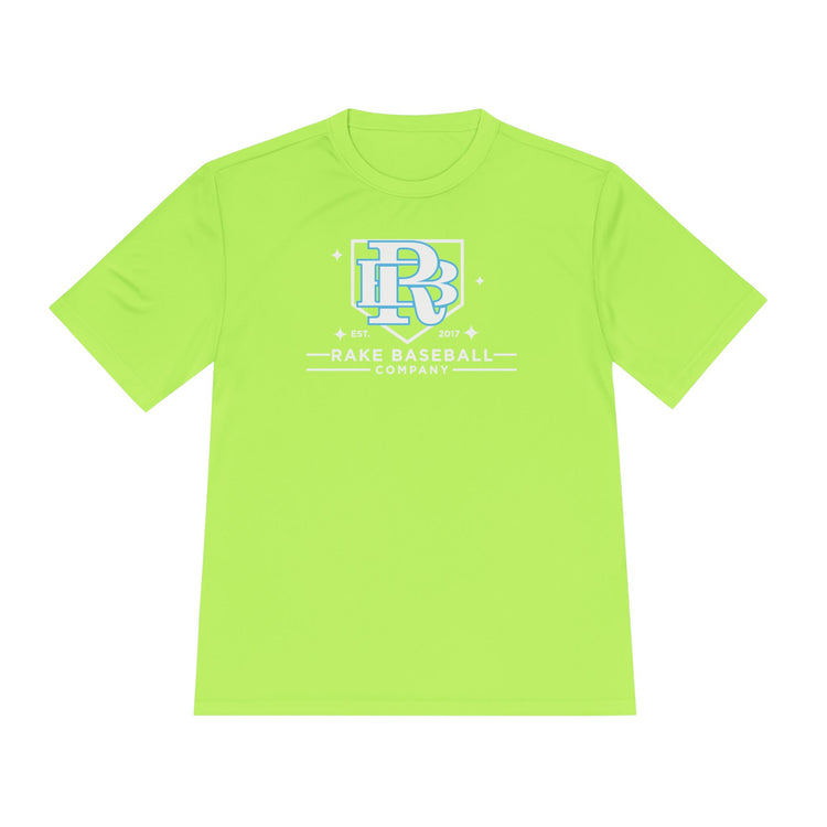Rake Baseball Homeplate Tee Dry Fit Tee - Rake Baseball Company - RAKE BASEBALL | BASEBALL T-SHIRT | BASEBALL CLOTHING | GOOD VIBES ONLY