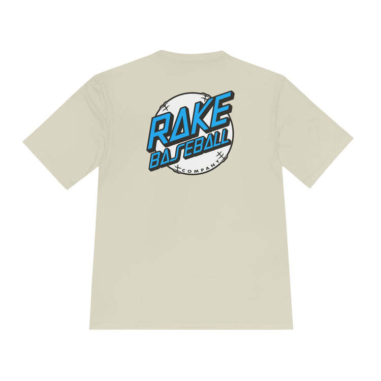 Rake Dot Dry Fit Tee - Rake Baseball Company - RAKE BASEBALL | BASEBALL T-SHIRT | BASEBALL CLOTHING | GOOD VIBES ONLY