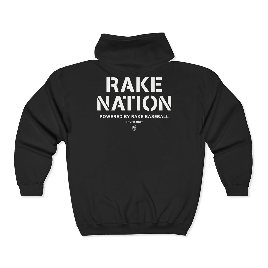 Rake Nation Full Zip Hoodie